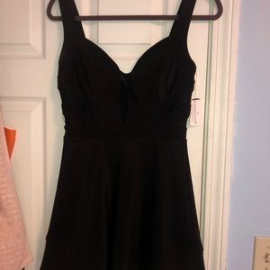 Black cocktail dress